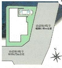 南東角地　限定１区画　堂々完成済み