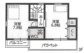 堺市東区日置荘西町３丁の新築一戸建ての画像