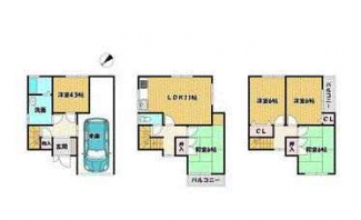 ５ＬＤＫ　間取り図