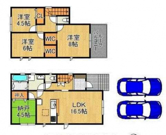 ４ＬＤＫ　間取り図