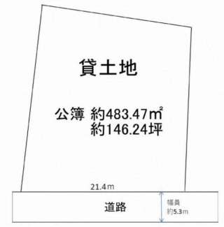 愛知郡愛荘町市の事業用地の画像