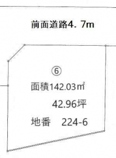 ６号地区画図面