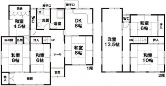 神戸市須磨区白川台５丁目の一戸建ての画像