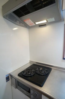 2口コンロのシステムキッチンです