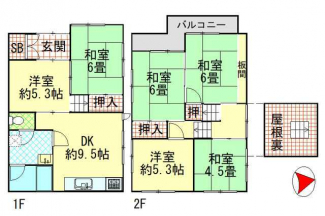 大東市深野４丁目中古一戸建ての画像