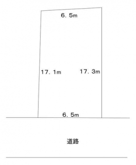 柏原市田辺１丁目の売地の画像