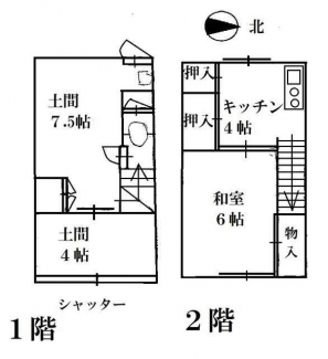 守口市金田町１丁目のテラスの画像