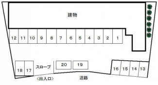 箕面市半町３丁目の駐車場の画像