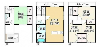 八尾市緑ヶ丘５丁目の中古一戸建ての画像