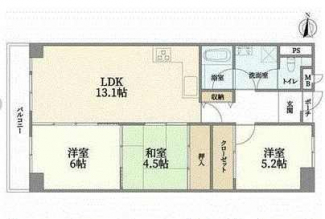 ３ＬＤＫ　間取り図