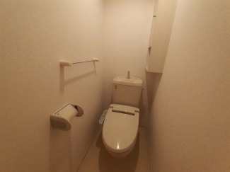 ゆったりとした空間のトイレです