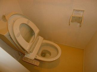 ゆったりとした空間のトイレです