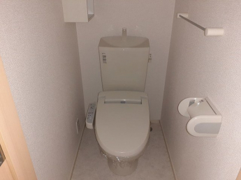 清潔感のあるトイレです