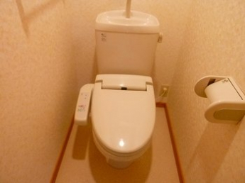 清潔感のあるトイレです