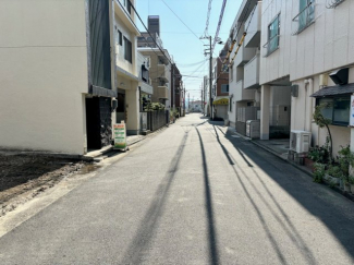 前面道路含む現地写真です　現況更地です！