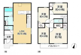 高槻市日吉台七番町　１号棟の画像