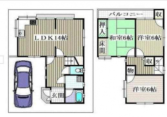 ３ＬＤＫ　間取り図