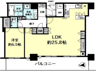 1LDKを3LDKに変更可能（但し、工事費用等は買主様負担となります。）