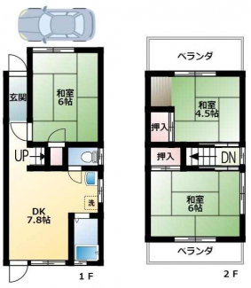 高槻市川西町１丁目の一戸建ての画像