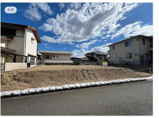 更地　整形地　建築条件なし売り土地　前面道路幅４．６ｍ　公道