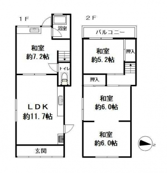 羽曳野市西浦三丁目戸建の画像