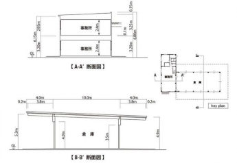 川岸町・倉庫／事務所／大型ヤードの画像