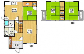 箕面市瀬川１丁目の一戸建ての画像