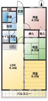 間取り反転タイプ