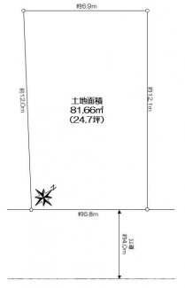 敷地面積24.7坪（81.66㎡）