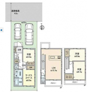 ４ＬＤＫ　間取り図