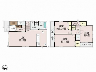 ２号棟間取り図です。