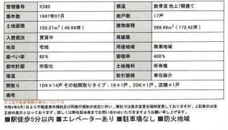 門真市野里町のマンションの画像