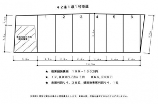 箕面市桜井３丁目の売地の画像