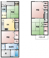 京都府京都市南区西九条藤ノ木町の一戸建ての画像