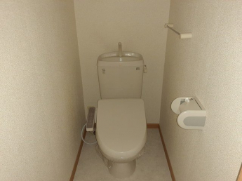 清潔感のあるトイレです