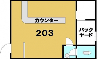 面積３５㎡のバー、クラブ、スナックなど即開店可能な綺麗な居抜