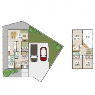 泉佐野市日根野の新築一戸建ての画像