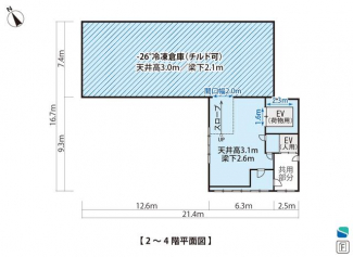 ２～４階平面図