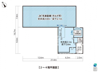 ２～４階平面図