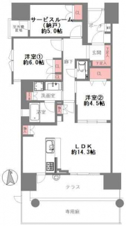 ３ＬＤＫ　間取り図