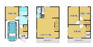 ４ＬＤＫ　間取り図