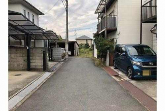 本物件前面道路写真です。東側より西方向に撮影したものです。