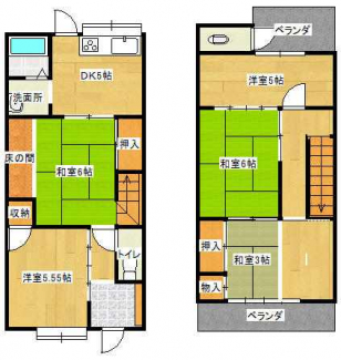 松山市永木町１丁目の一戸建ての画像