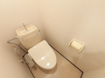 ゆったりとした空間のトイレです
