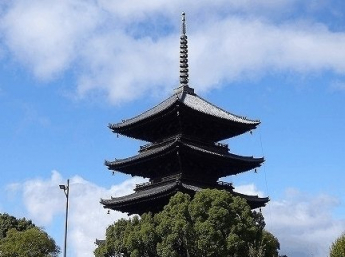 東寺まで1500m