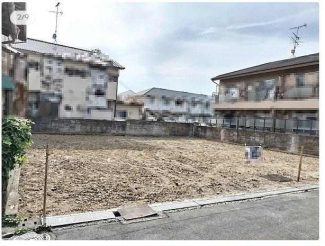 整形地　東向き　更地　建築条件なし売り土地