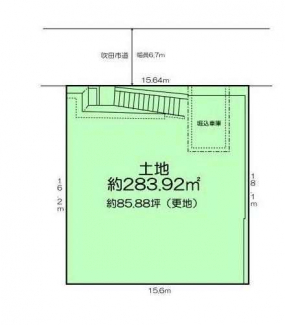 更地　整形地　建築条件なし売り土地