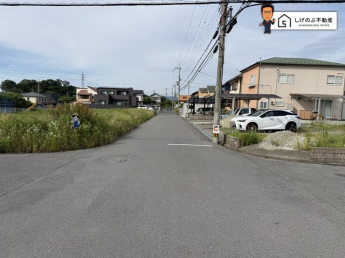 前面道路です。