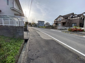 前面道路です。