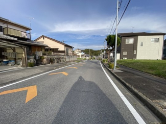 前面道路です。